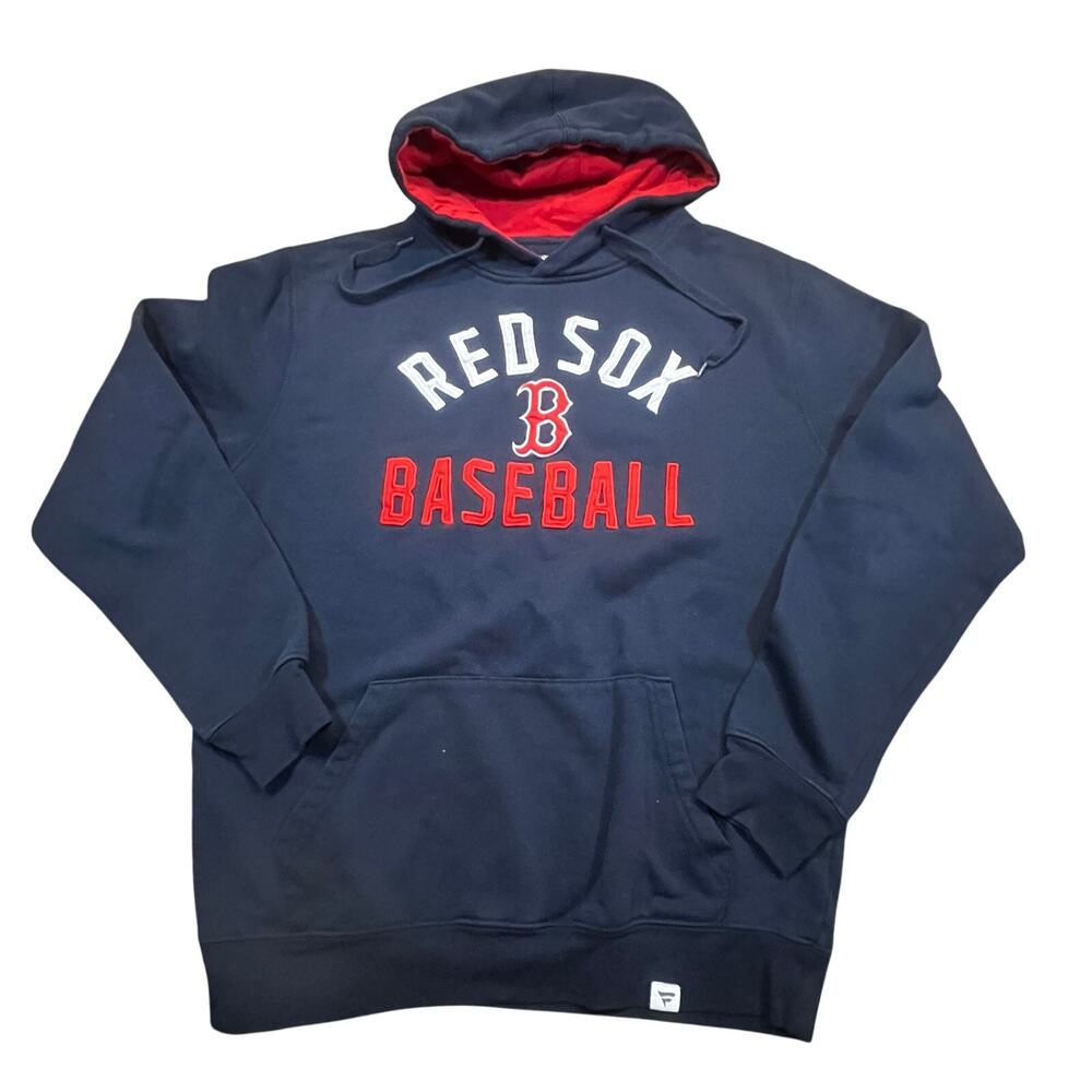 Fanatics MLB‎ Red Sox Baseball Hoodie Mens Small Navy